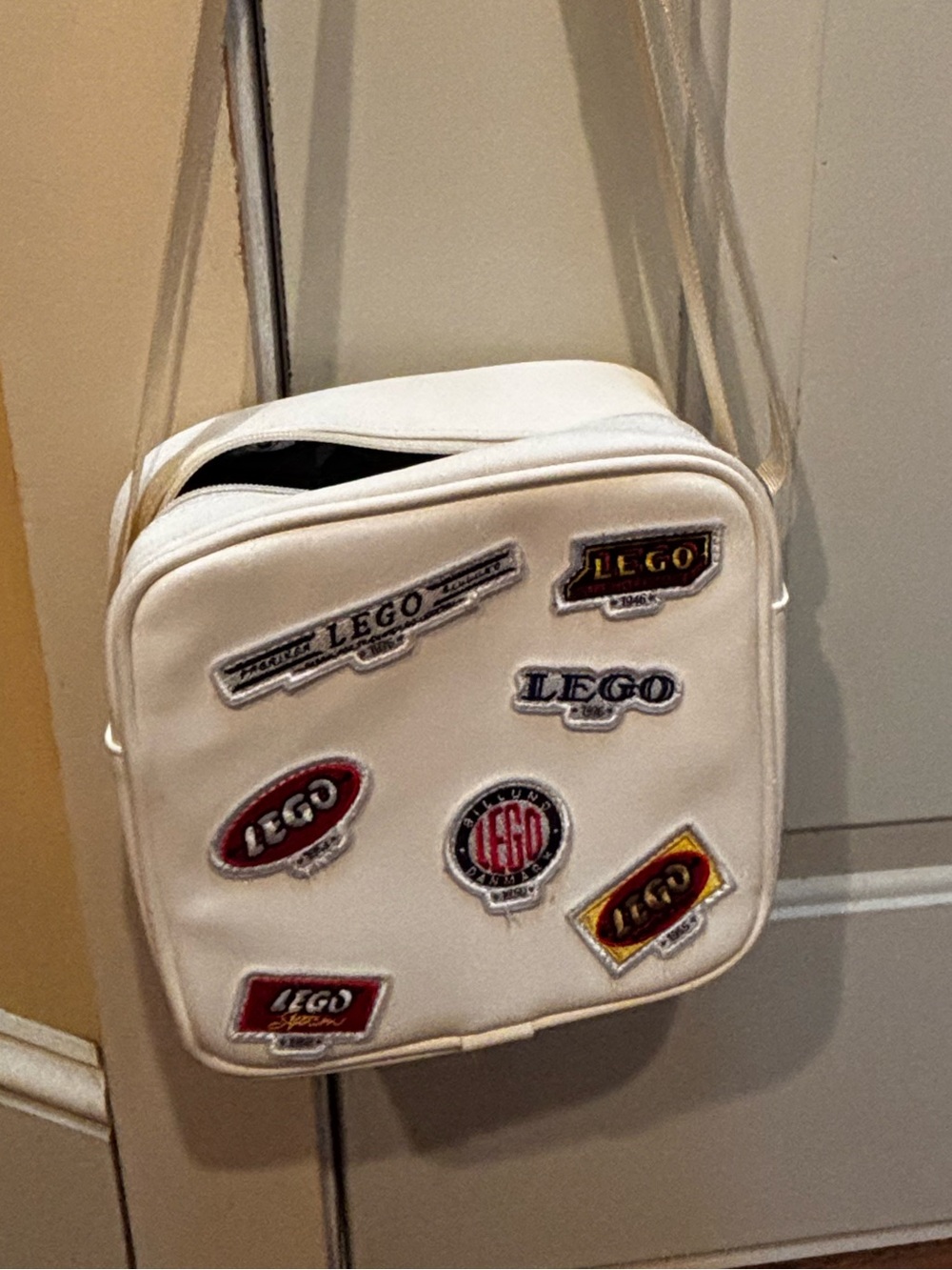 RARE- LEGO White Patch Crossbody Bag
